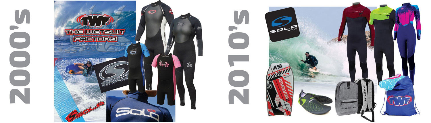 2000s and 2010s products from The Wetsuit Factory - Trade Wetsuits in Cornwall