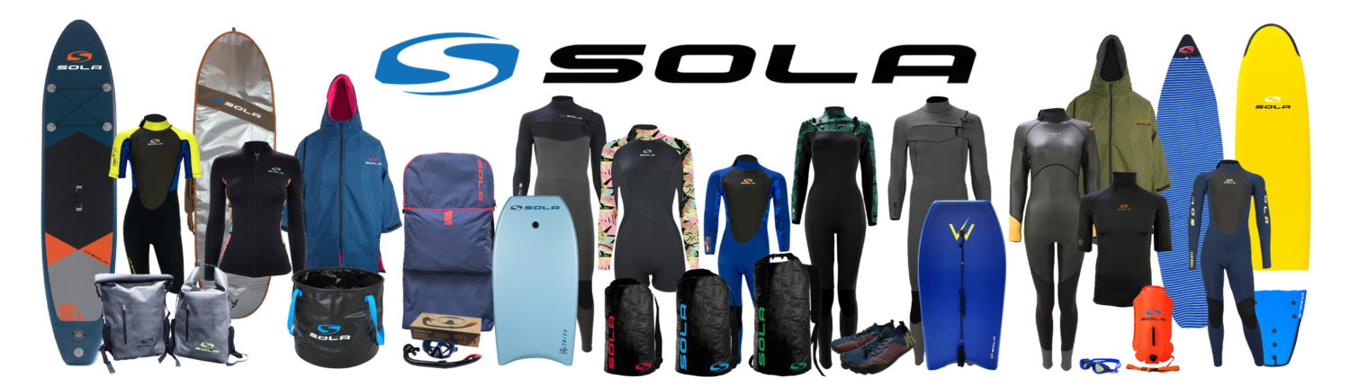 Sola Wetsuits and Watersports Accessories 2024 Range